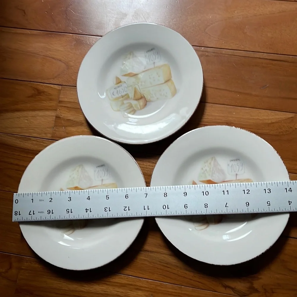 Crate & Barrel cheese board dish set